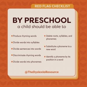 Red Flag Checklist Slide 1 | ReadSource | Dyslexia Awareness Month